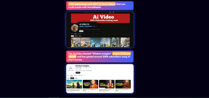 MovieReelAI Review: AI Short Movies And Videos Tools