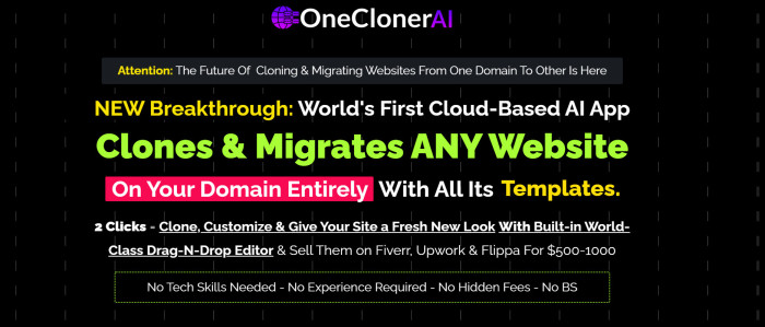 AI Website Cloning for Marketing Strategy