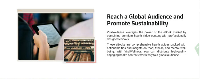 Healthy Content Ready to Sell; ViralWellness