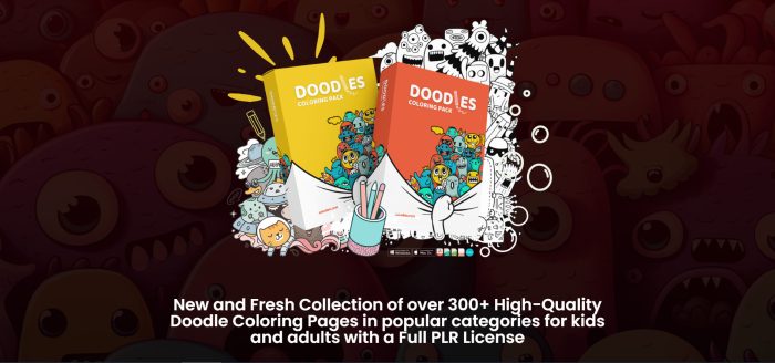 Launch Your Doodle Coloring Book with This PLR