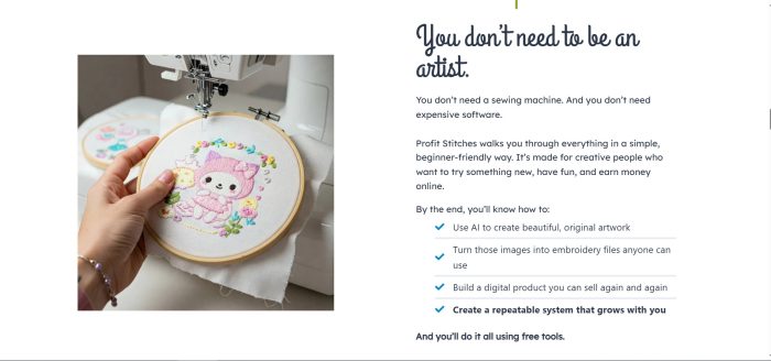 Profits Stitches: Turn AI Art into $$$ with Embroidery