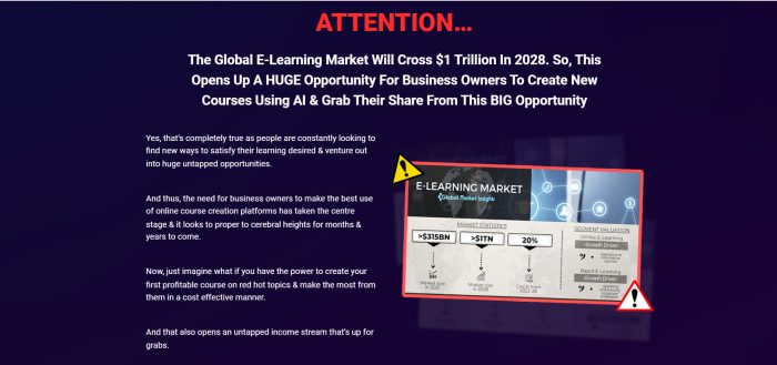 CourseCentric: Builds Full Online Courses in Minutes