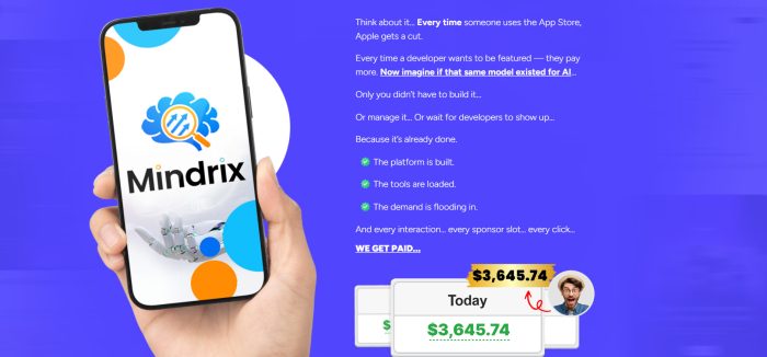 Mindrix: Turn AI Traffic Into Passive Income