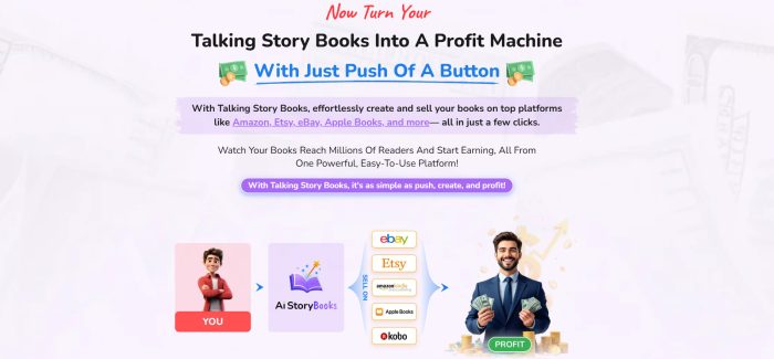 AI StoryBooks Create & Sell Interactive Books With AI