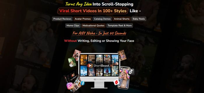 ShortBeast AI Made Viral Shorts in 60 Seconds
