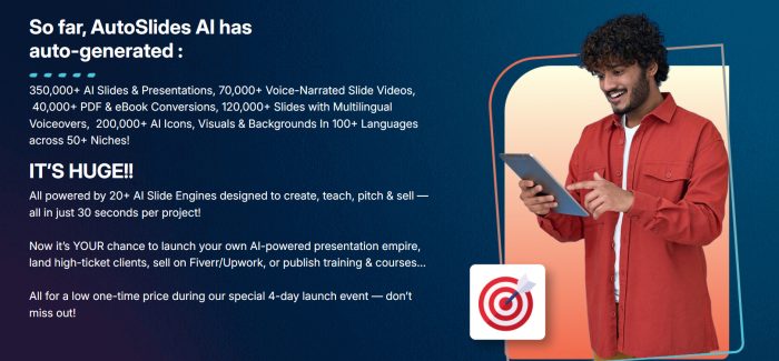 AutoSlides AI Create a Pro Presentation in 30 Seconds