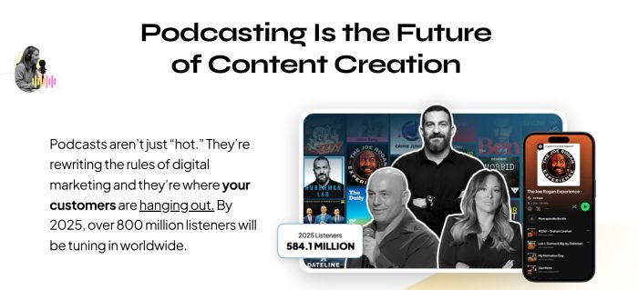 MagicPods AI Create Faceless AI Podcast Videos