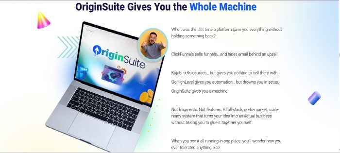 OriginSuite Launch Your Business in 3 Clicks