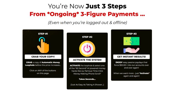 AUTOMATIC MONEY LOOPHOLE: Tap Unlocks $500/Day