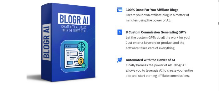 Blogr AI Create Profitable Affiliate