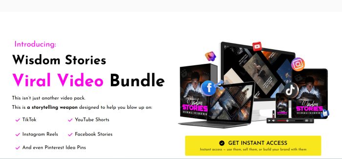 Wisdom Stories PLR: Blank Page to Viral Content Machine