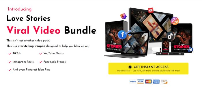 Love Stories PLR Get You 200 Viral Story Videos